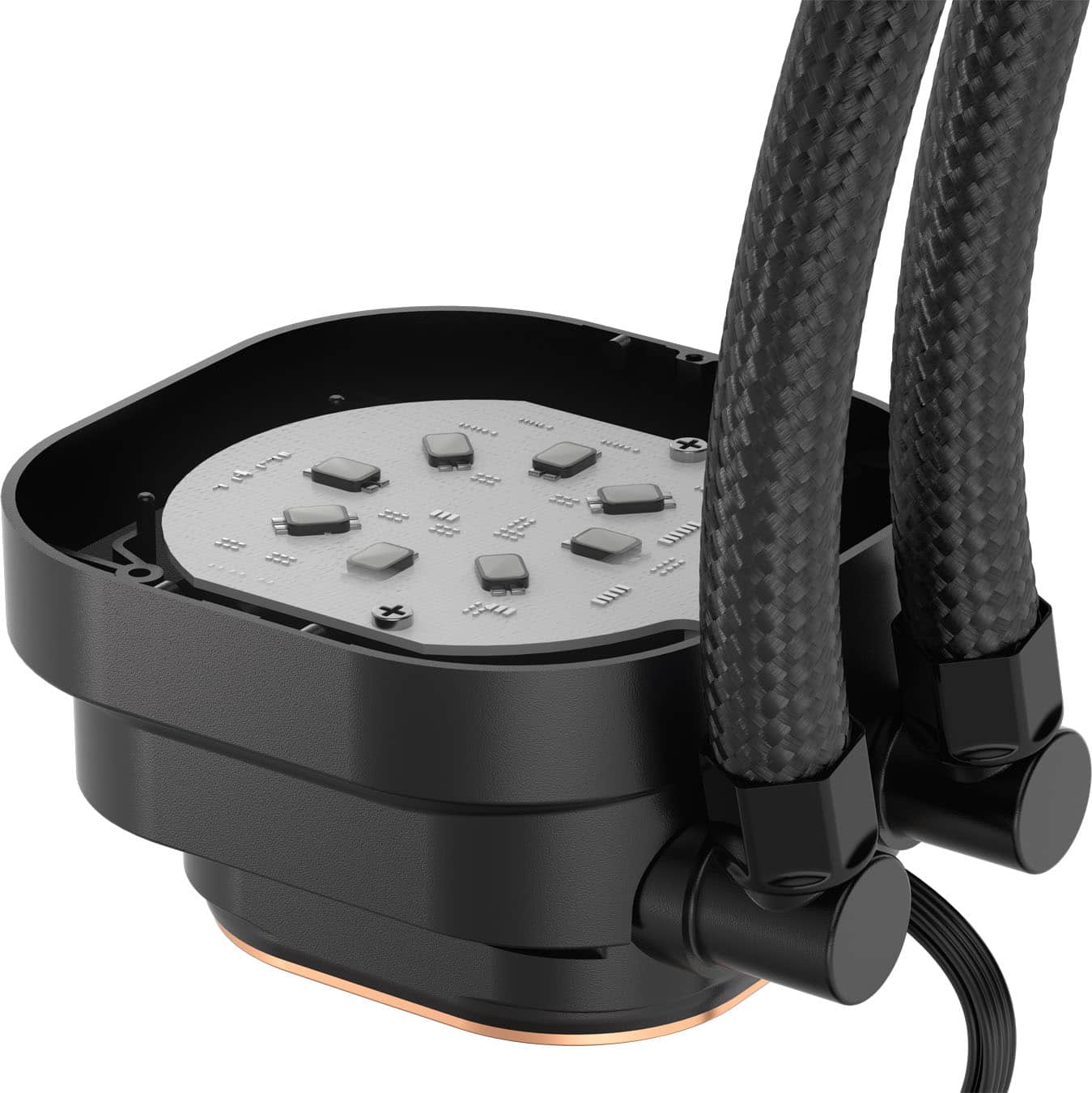 Alt View 25. CORSAIR - NAUTILUS 360 ARGB Liquid CPU Cooler with RS120 ARGB Fans - Black.