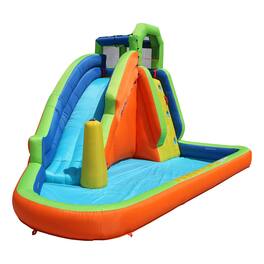 Banzai - Gushing Geyser Water-Spraying Inflatable Pool Water Park Set - Multicolor