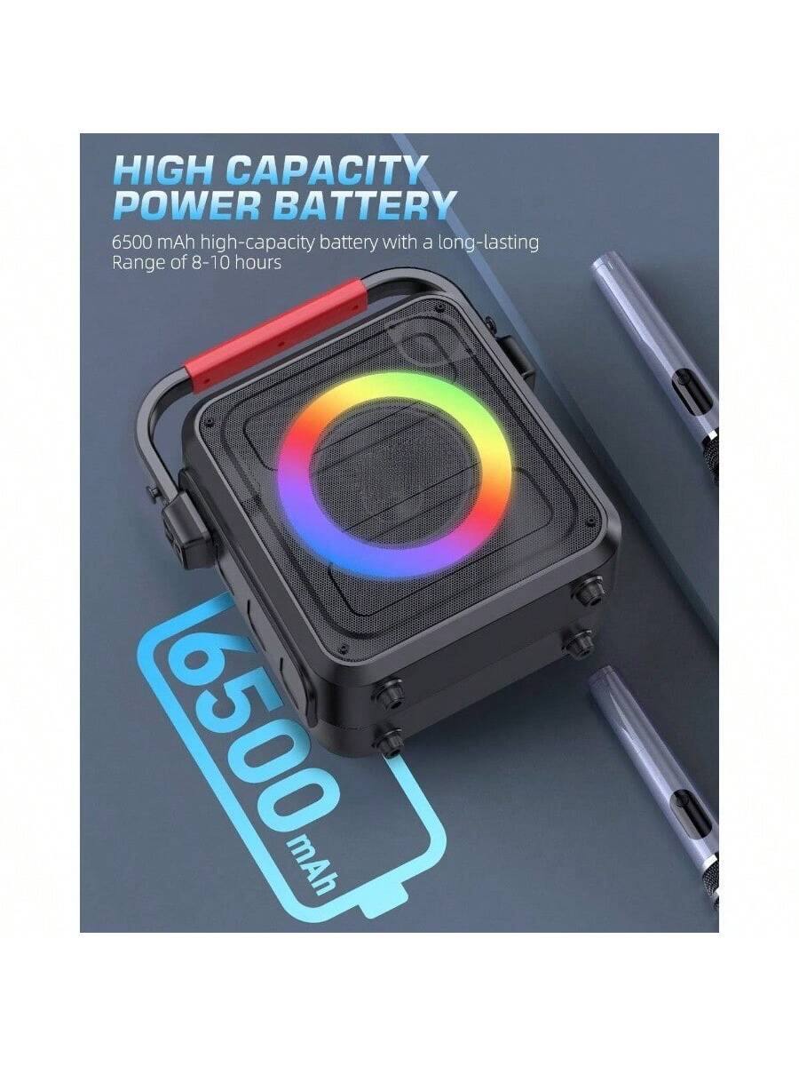 HIGH CAPACITY POWER BATTERY  
6500 mAh high-capacity battery with a long-lasting Range of 8-10 hours