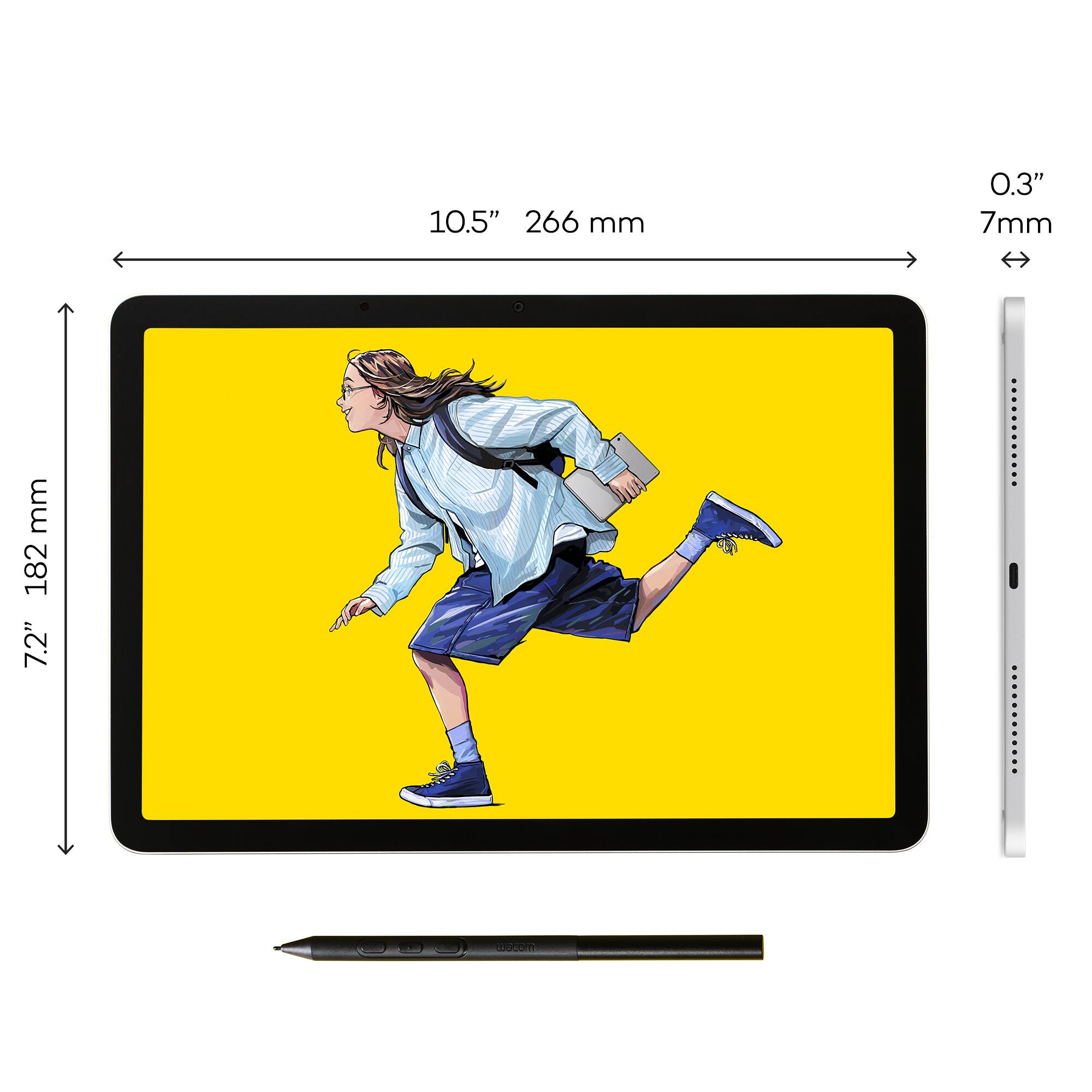 10.5" 266 mm  
0.3" 7mm  
182 mm  
7.2"