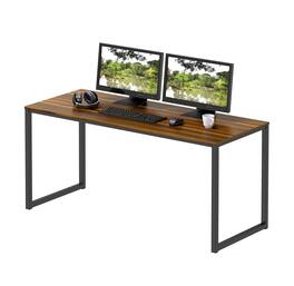Dazzed Corner - 48-Inch Home Office Computer Desk - Walnut