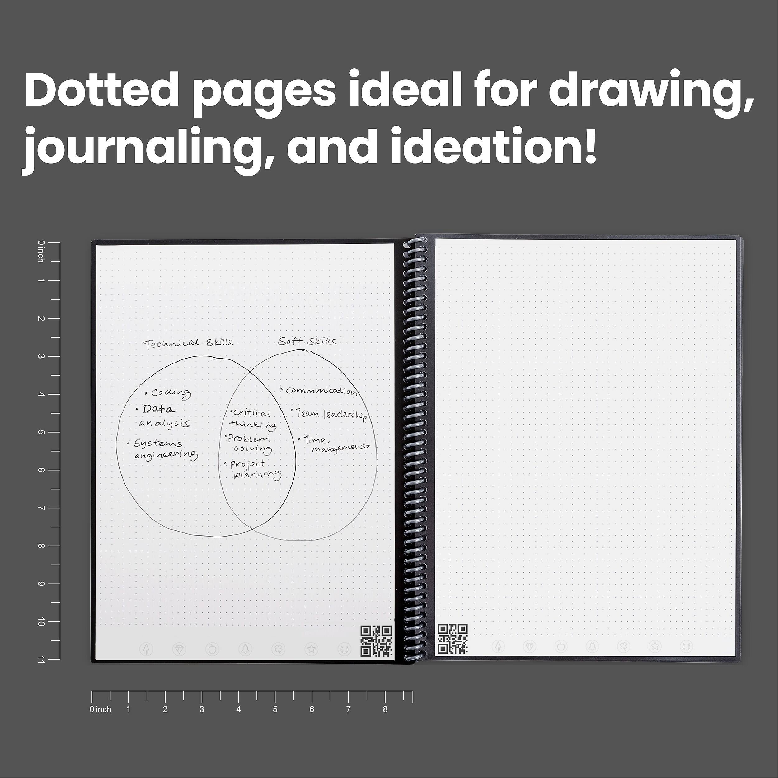 Dotted pages ideal for drawing, journaling, and ideation!

Oinch
2
3
Technical Skills
Soft skills
4 5 6
.Coding Communication Data critical Team leadership analysis thinking "Problem Time Systems engineering solving management project planning
7
8
.
10
11
Oinch
1
2
3
4
5
6
7
8