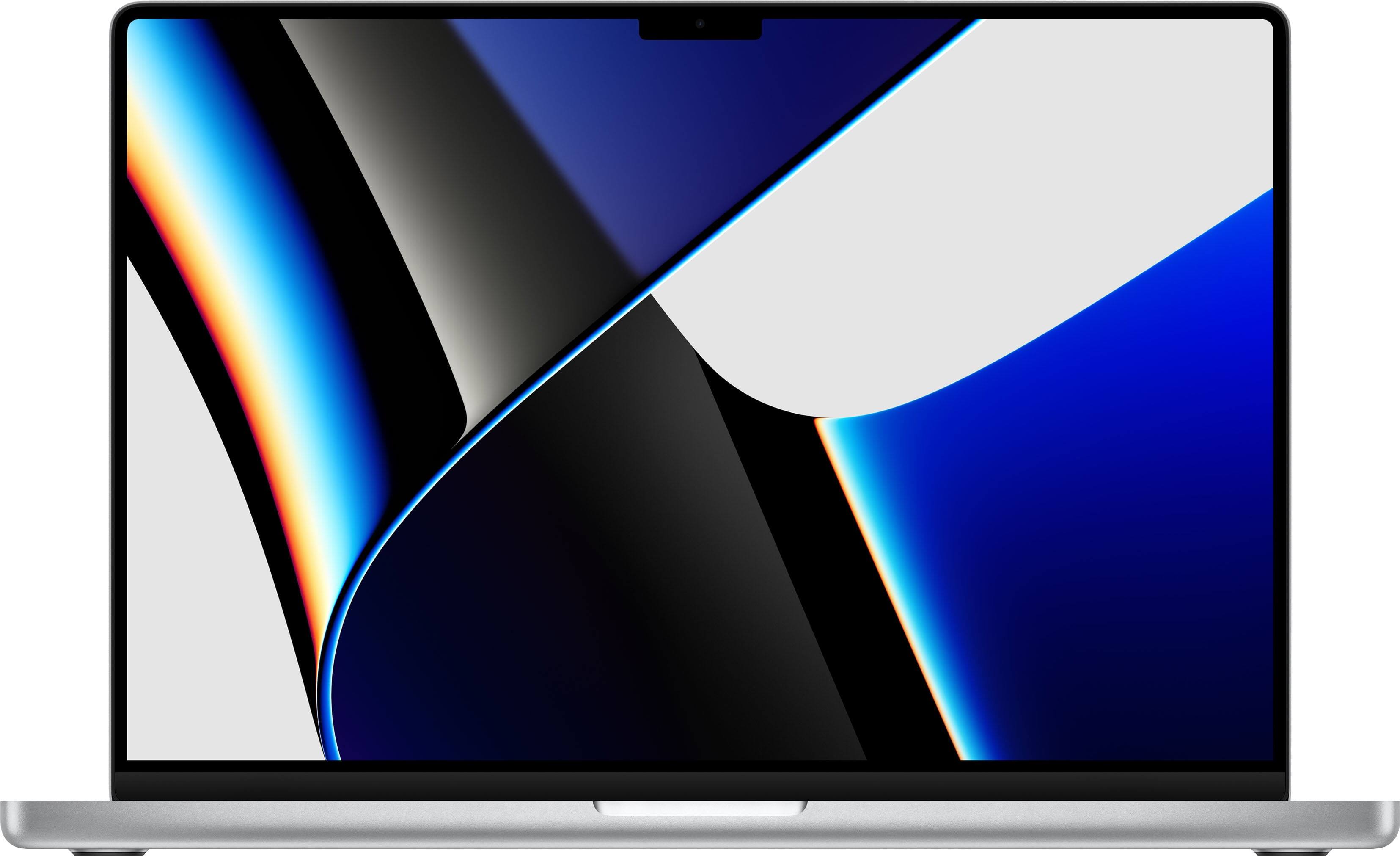 Front. Apple - Apple MacBook Pro 16-Inch "M1 Pro" 10 CPU/16 GPU 16 GB - 1 TB SSD SILVER - Silver.