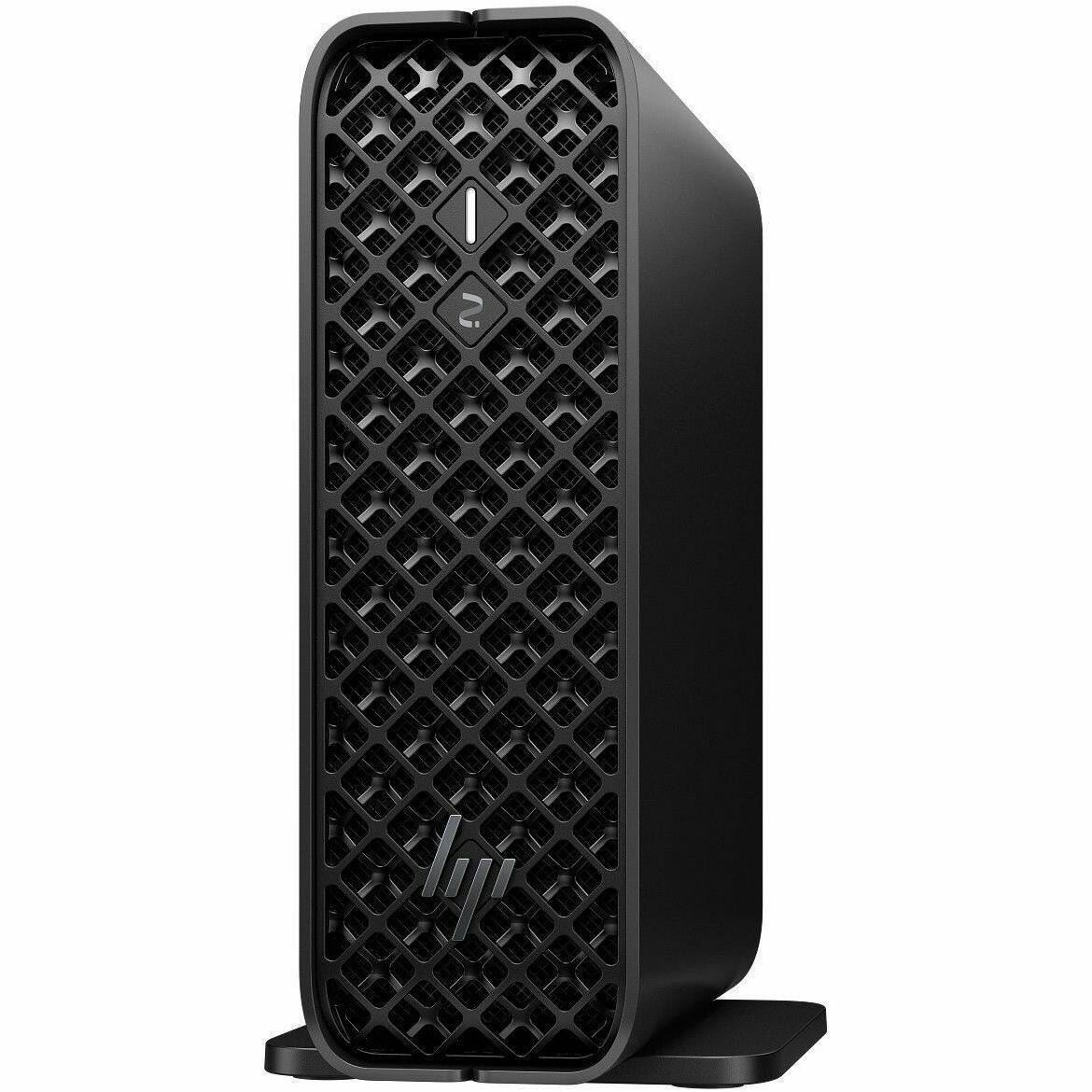 Alt View 1. HP - HP Z2 Mini G1i Workstation - Intel Core Ultra 7 265 - 32 GB - 1 TB SSD - Mini PC - Black - Intel W880 Chip - Windows 11 - Black.