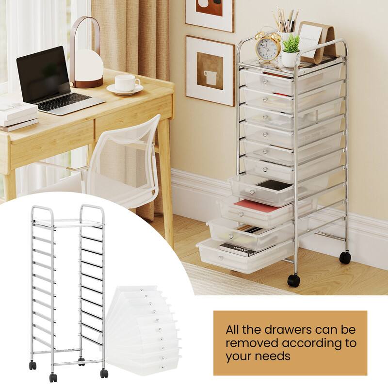 All the drawers can be removed according to your needs
