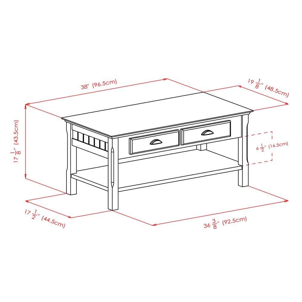 FurniFact - Coffee Table - Black