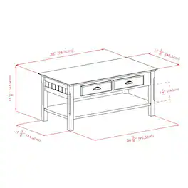 FurniFact - Coffee Table - Black
