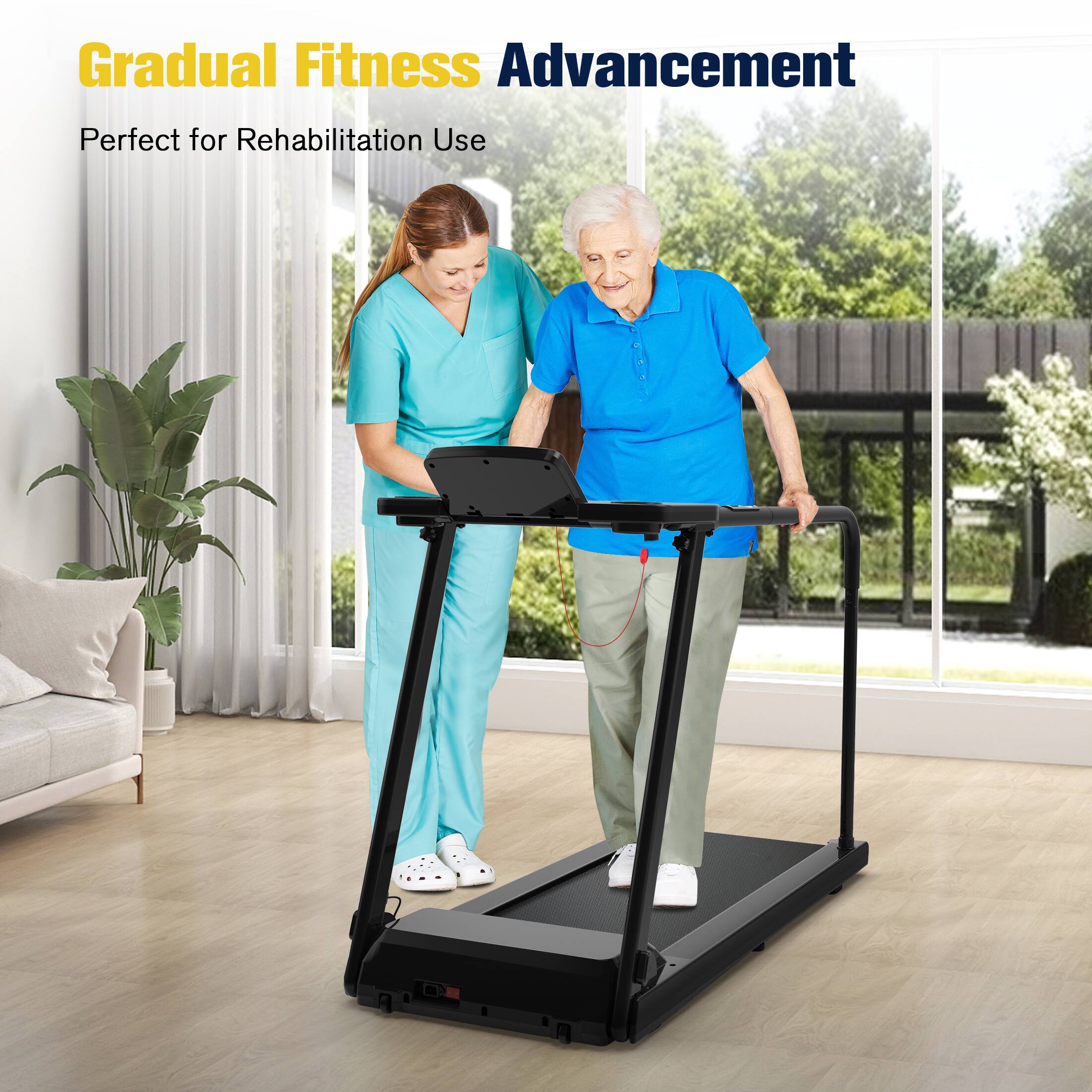 Gradual Fitness Advancement
Perfect for Rehabilitation Use