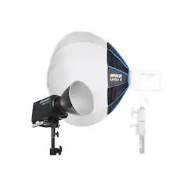 Amaran - Ray 360c Full-Color COB Video Light (US) with 2' Soft Light Modifier