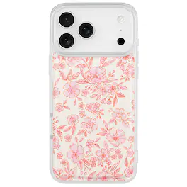 Walli Cases - iPhone 17 Pro MagSafe Case - Pink Posy