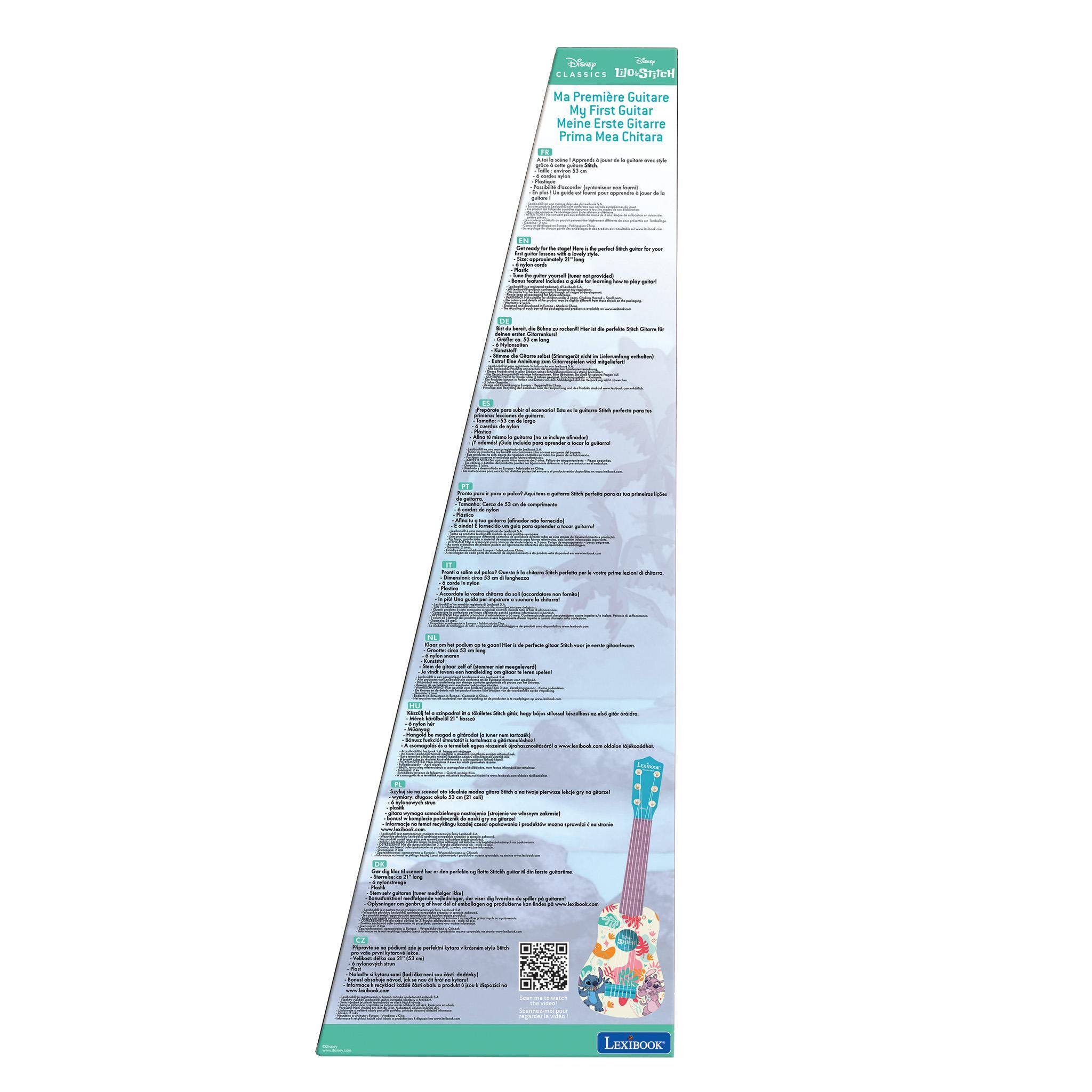 Elsney CLASSICS 10-5  
Ma Premiere Guitare  
My First Guitar  
Meine Erste Gitarre  
Prima Mea Chitara  

- - - - - -  
E - - - - - : : : E - - - - - : I I - - - I I . - -  1 - - - -  - - - - - - : :  I - - - wocl - - - 1.9 : : - | - - - - - - I i - - / :  - - Cin I I i - : - - - I - - - | - t - : : : - .. - - - I I - - - - : a : - : : I | I I I : : -  / - - - - - - - I - - - -   - - - - I - - -  I - -  - - 1 - - -  - - - - - - - - - : O -  - - - -  E - - - LEXIBOOK