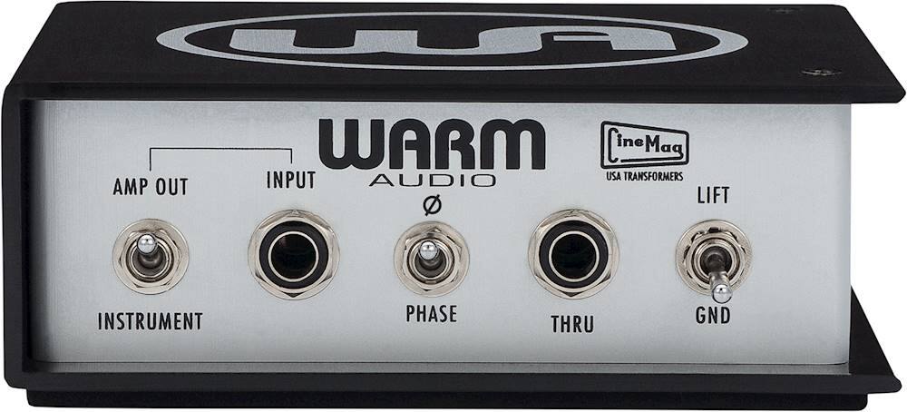 Front. Warm Audio - Direct Box Passive - Black.
