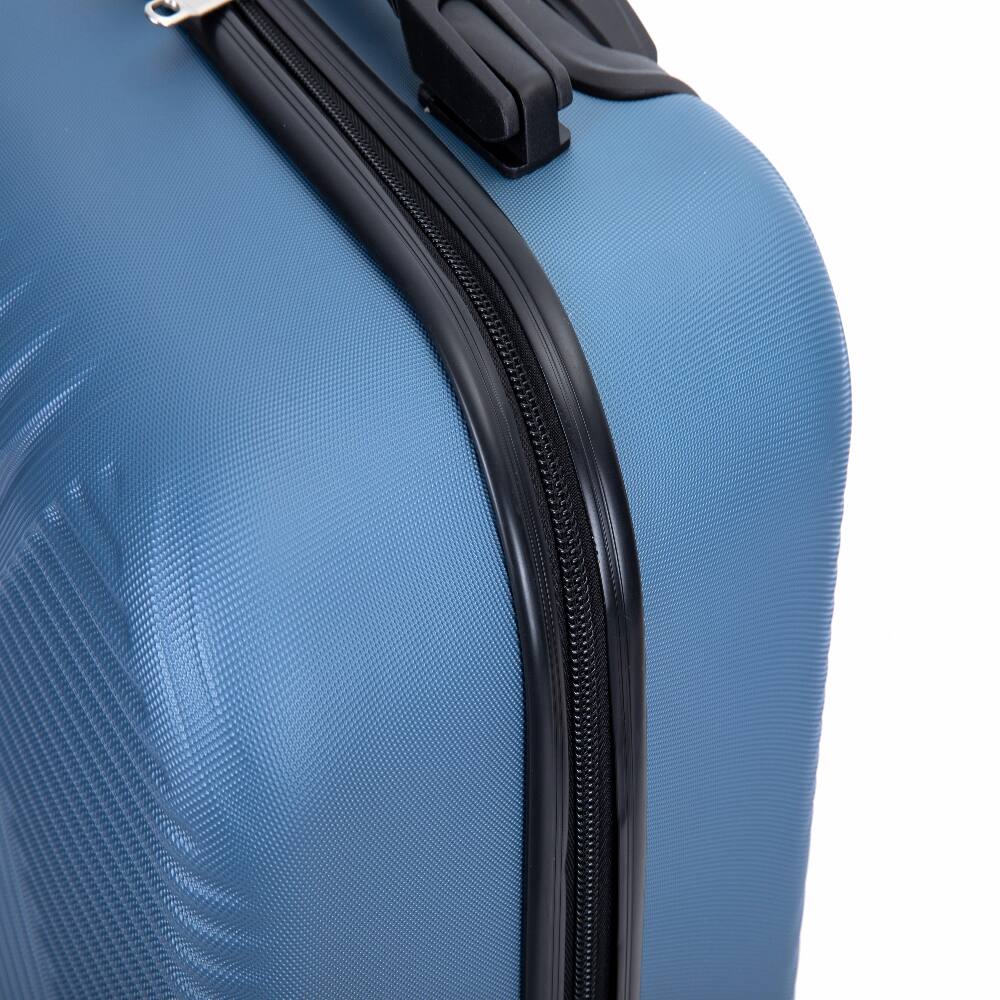 Alt View 9. Ropilly - Ropilly 4 Piece Hard Shell Luggage Set Blue Luggage Set with Spinner Wheels 14 Inch Cosmetic Train Case - Blue.