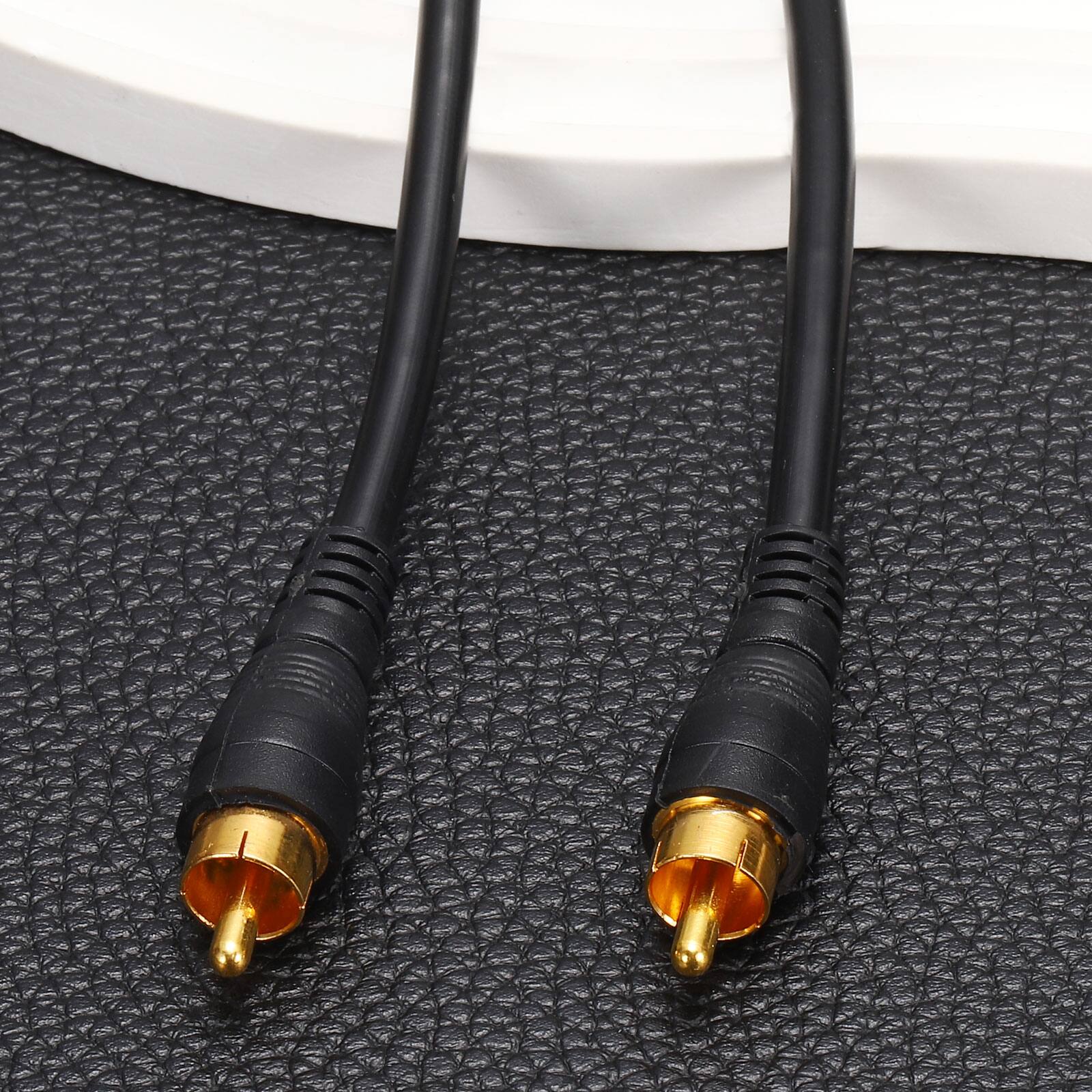 Alt View 4. Unique Bargains - BNC Male to RCA Male Coaxial Cable 5M RG59 75-3 for DVR CCTV Camera Monitor - Black.