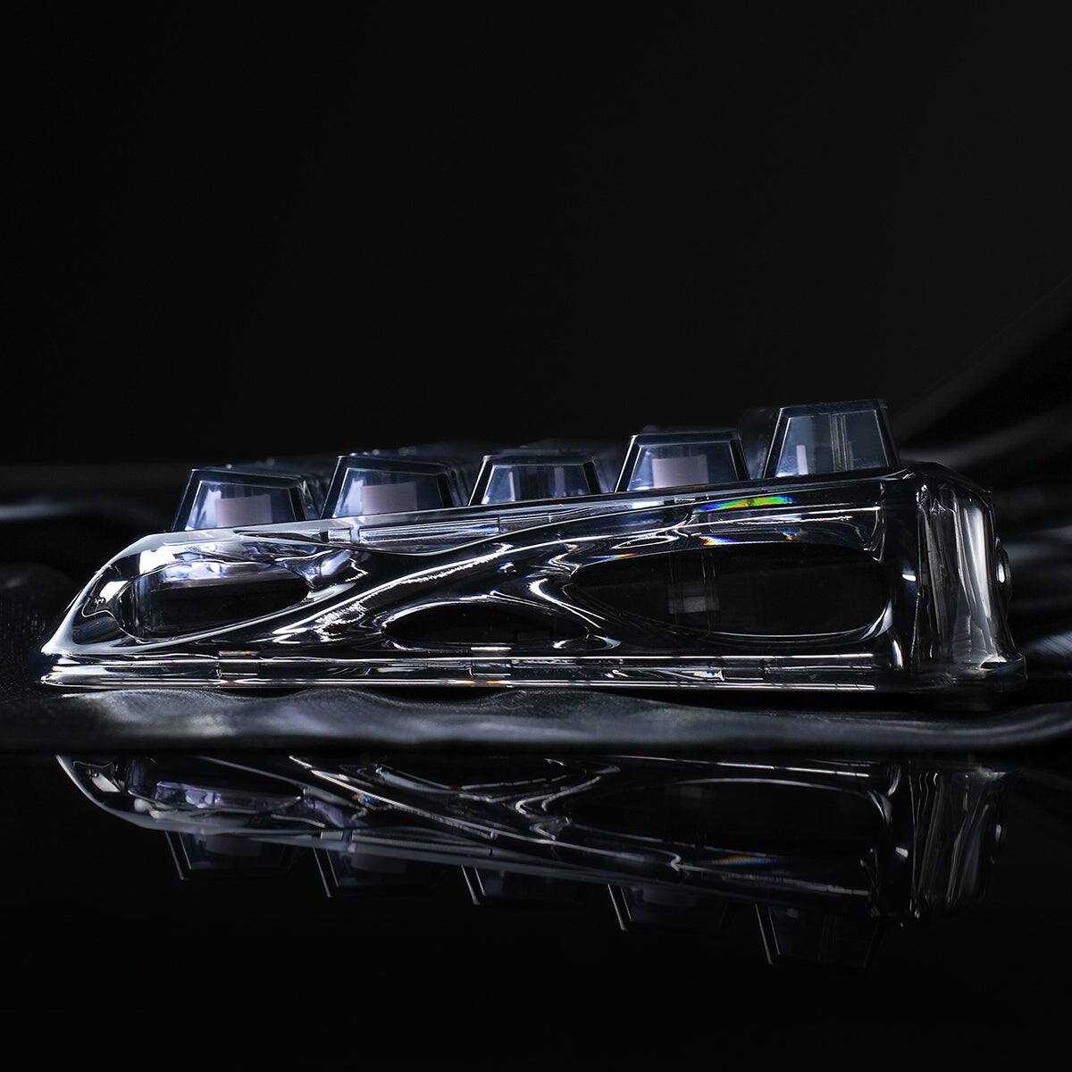 Alt View 10. GravaStar - GravaStar Mercury V60 60% Wired Hall Effect Gaming Keyboard with 8000Hz Polling Rate Onyx Crystal - Onyx Crystal.