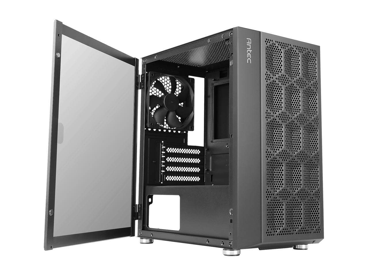 Antec NX200M Micro ATX Tower, Mini Tower Case with 120mm Fan, Mesh