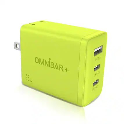 OMNIBAR+
65w
USB-A
USB-C1
USB-C2