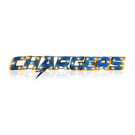 Imperial - Los Angeles Chargers 59" x 11" Lighted Recycled Metal Sign - Multicolor