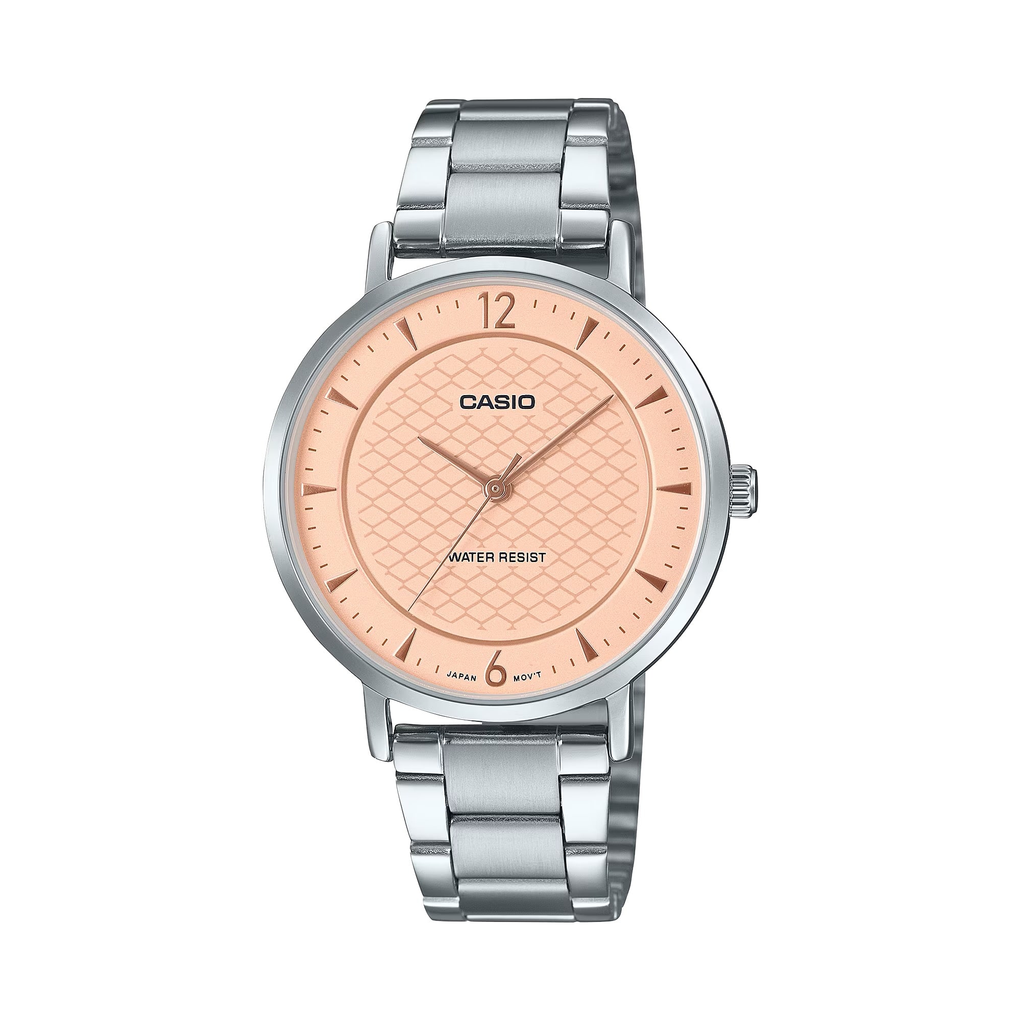 Casio - Women’s Watch with Pink Textured Dial - LTP-VT04D-4ADF - Silver price history on PriceWatchPro