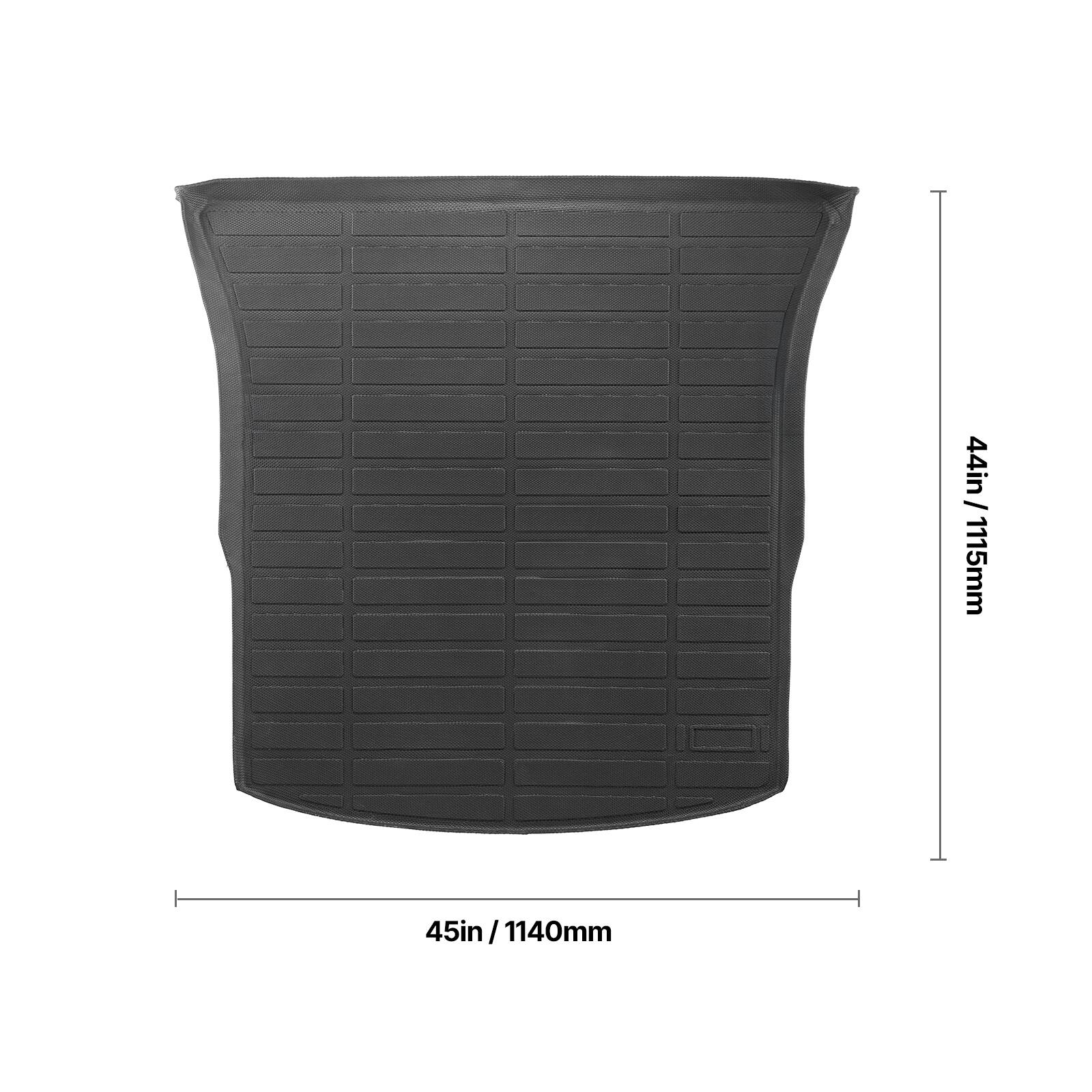 44in / 1115mm  
45in / 1140mm