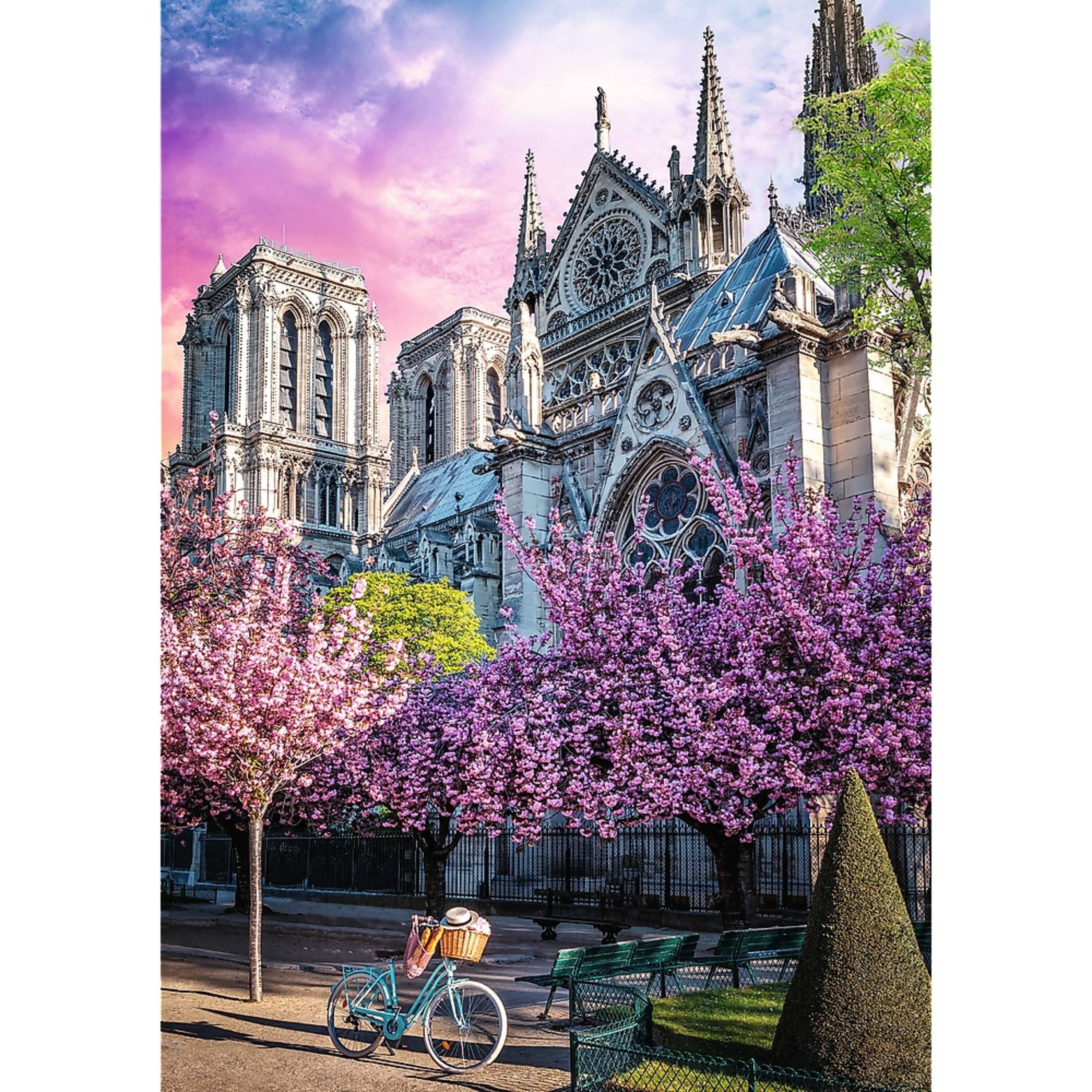 Alt View 1. Trefl - Trefl Premium Plus 1000 Piece Puzzle - Notre Dame Cathedral of Paris.