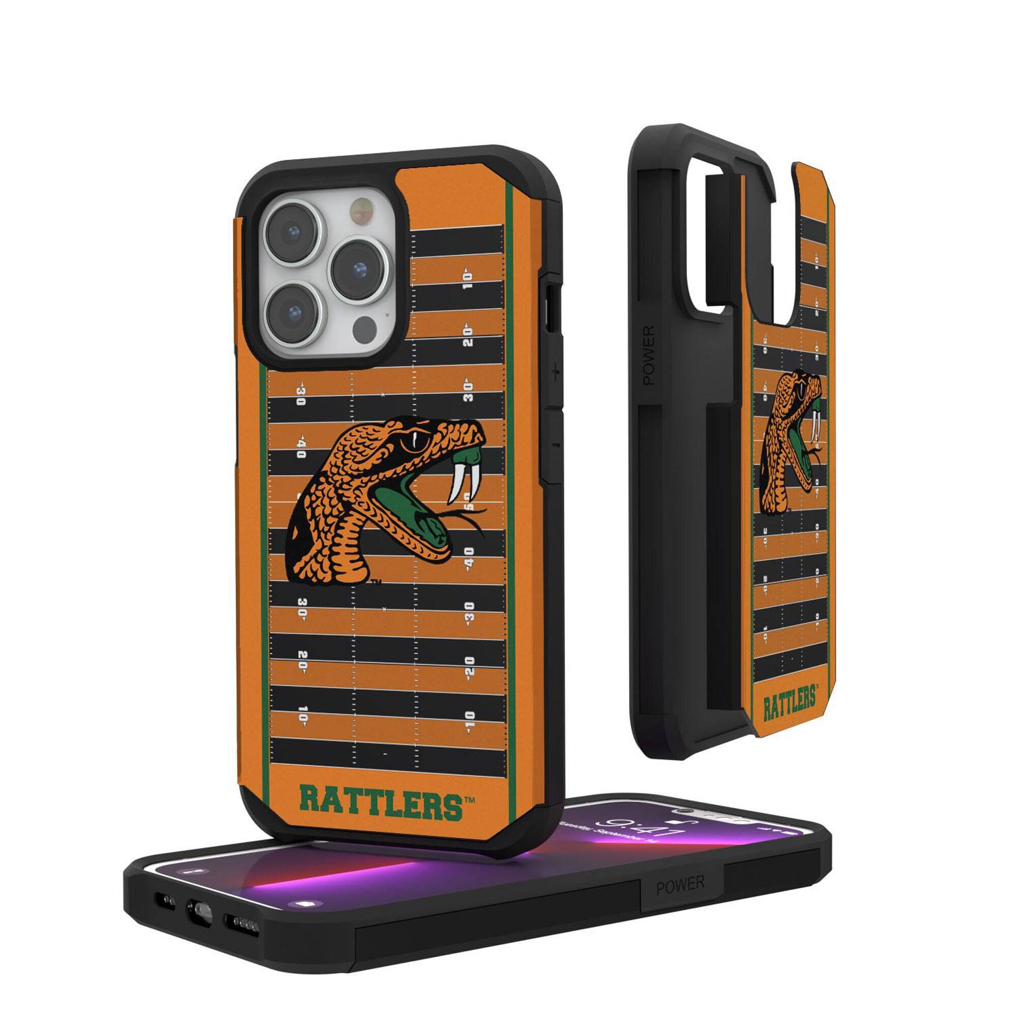 Keyscaper - NCAA - Florida A&M Rattlers Solid iPhone Rugged Case - 16 Pro - Black price history on PriceWatchPro