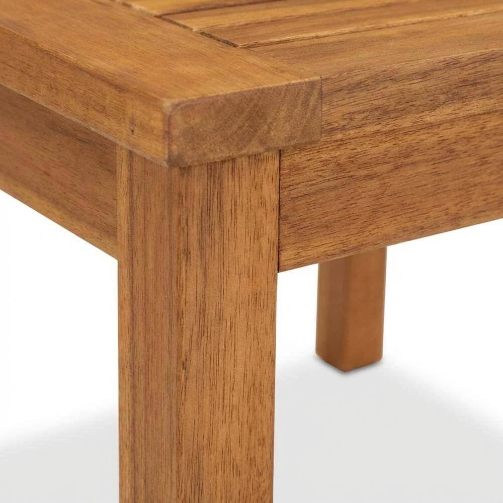 Alt View 1. Outdoor Escape - 3-Piece Outdoor Coffee Table Set Oil Finish Durable Wood - Brown.