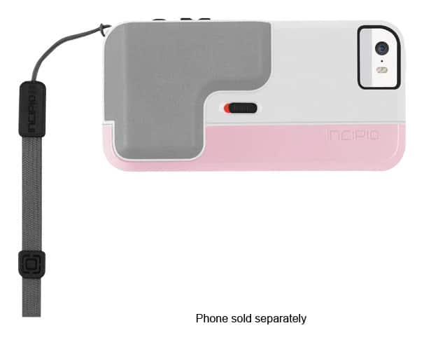 Front. Incipio - Focal Camera Case for Apple® iPhone® SE, 5s and 5 - Pink.