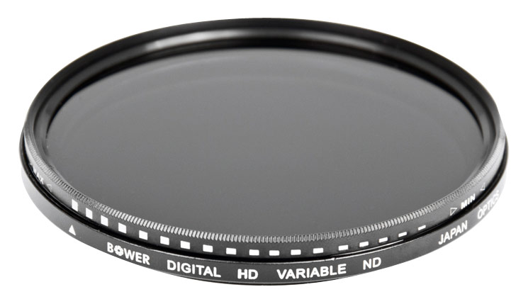 Angle View: Bower - 55mm Variable Neutral-Density Filter