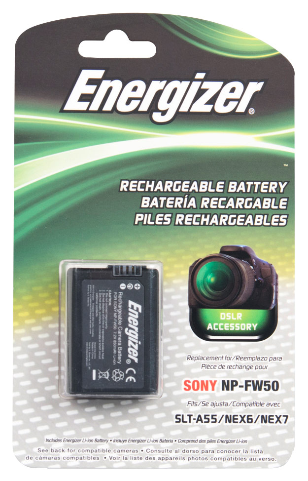UPC 636980950341 product image for Energizer - Rechargeable Li-Ion Replacement Battery for Sony NP-FW50 | upcitemdb.com