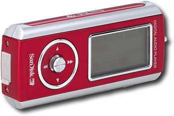 nul Pittig Dwaal Best Buy: SanDisk 256MB* MP3 Player Red SDMX1-256-A18
