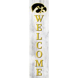 Fan Creations - Iowa Hawkeyes 48'' Welcome Leaner - Multicolor