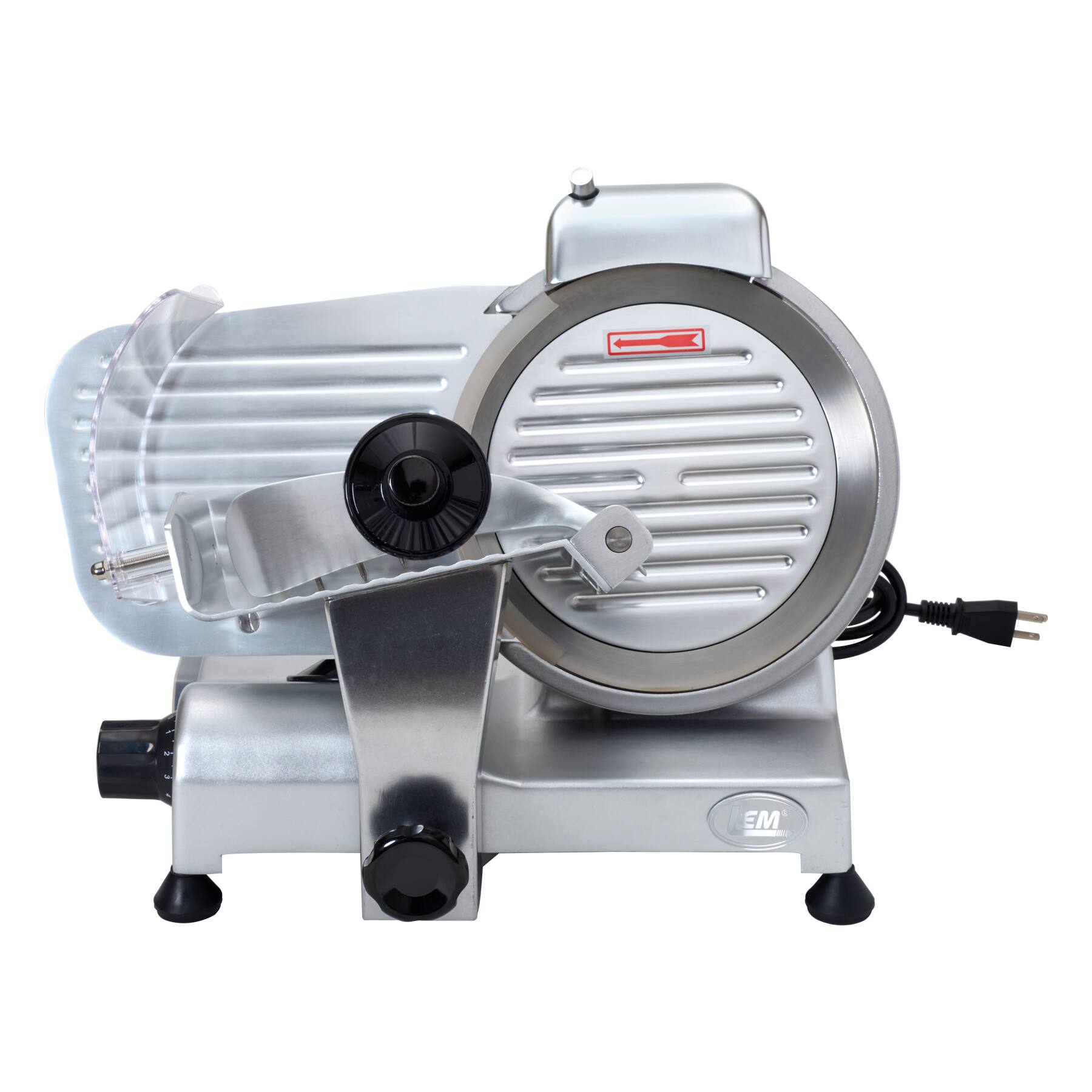 Front. LEM Product - LEM 8.5" Commercial Slicer - Stainless Steel.