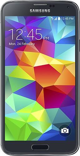  T-Mobile Prepaid - Samsung Galaxy S 5 4G No-Contract Cell Phone - Black