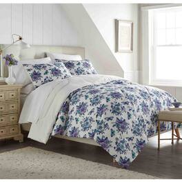 Shavel Home Products - Seersucker Comforter Set, King - English garden