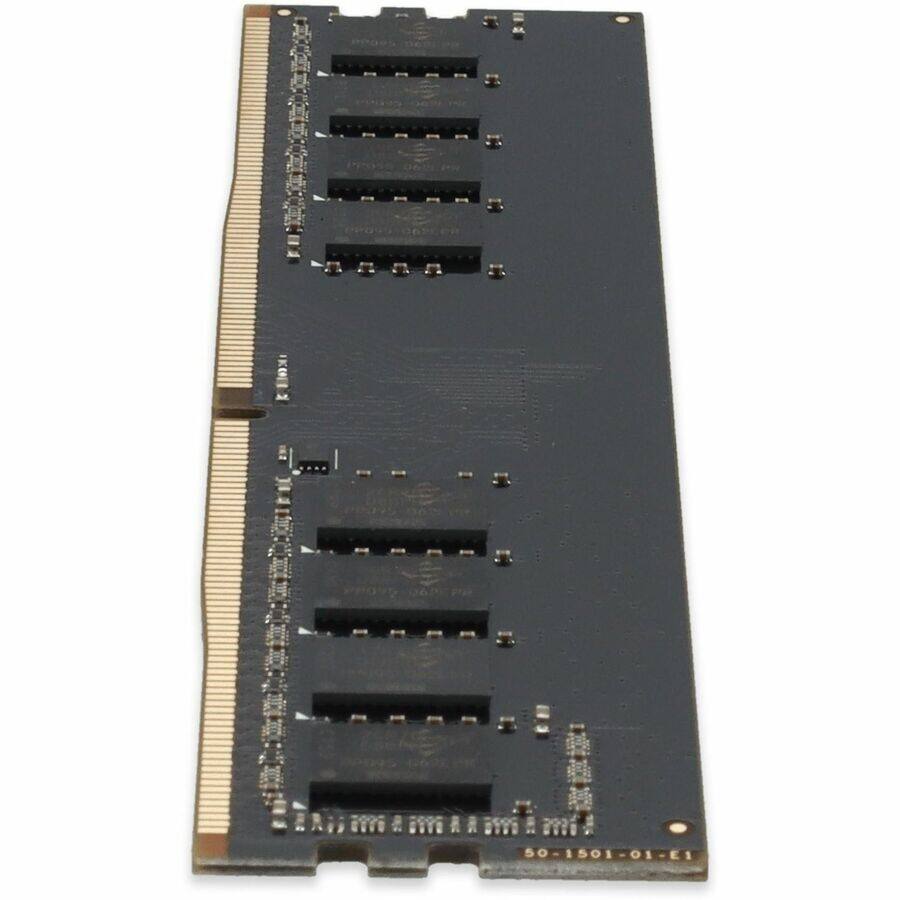 Alt View 7. AddOn - AddOn JEDEC Standard 8GB DDR4-3200MHz Unbuffered Single Rank x8 1.2V 288-pin CL17 UDIMM - For Server - 8 GB (1 x 8GB) - Black.