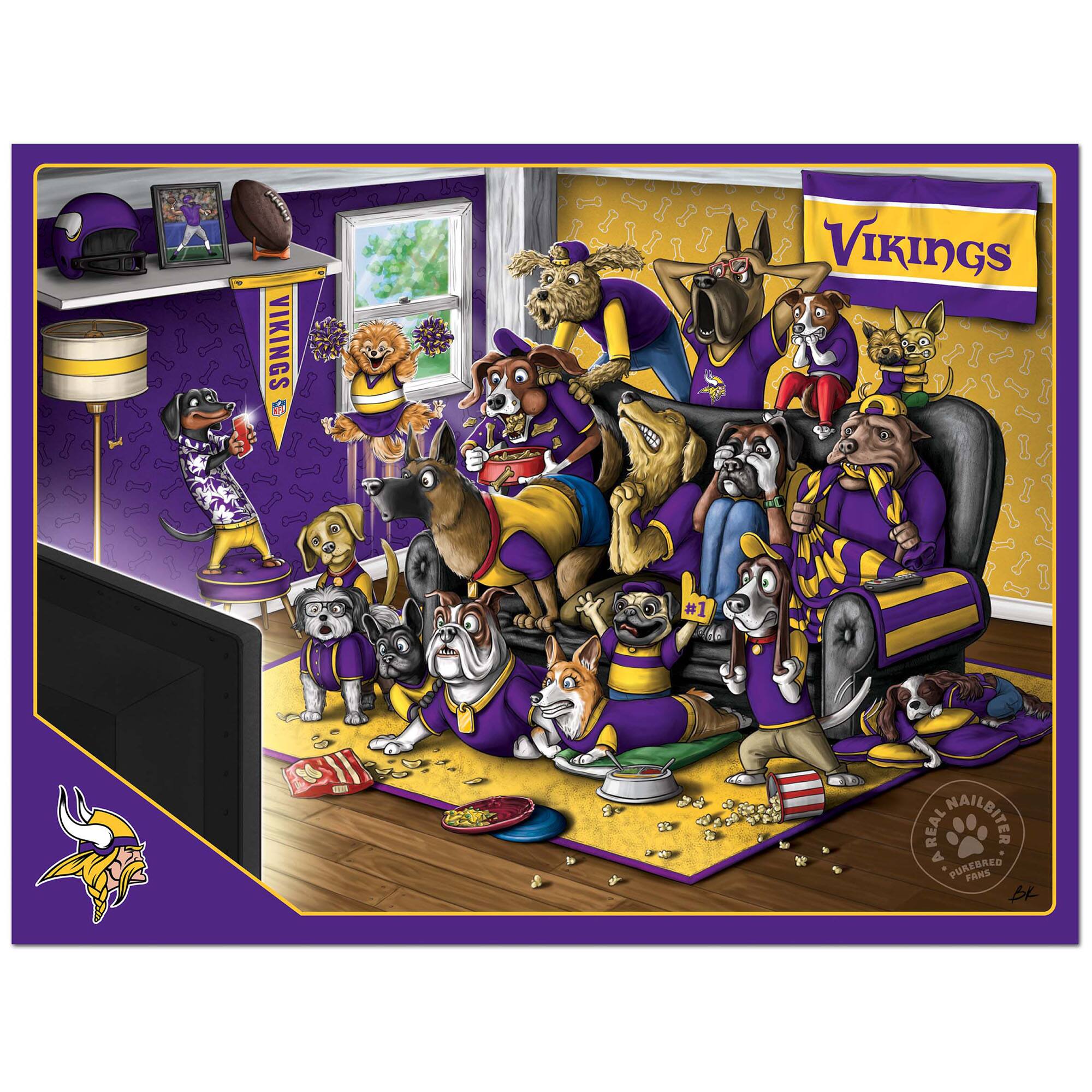 VIKINGS #1  
200  
SAS  
REAL NAILBITER  
PUREBRED FANS