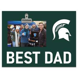 Fan Creations - Michigan State Spartans 8" x 10.5" Briteline Best Dad Clip Frame - Multicolor