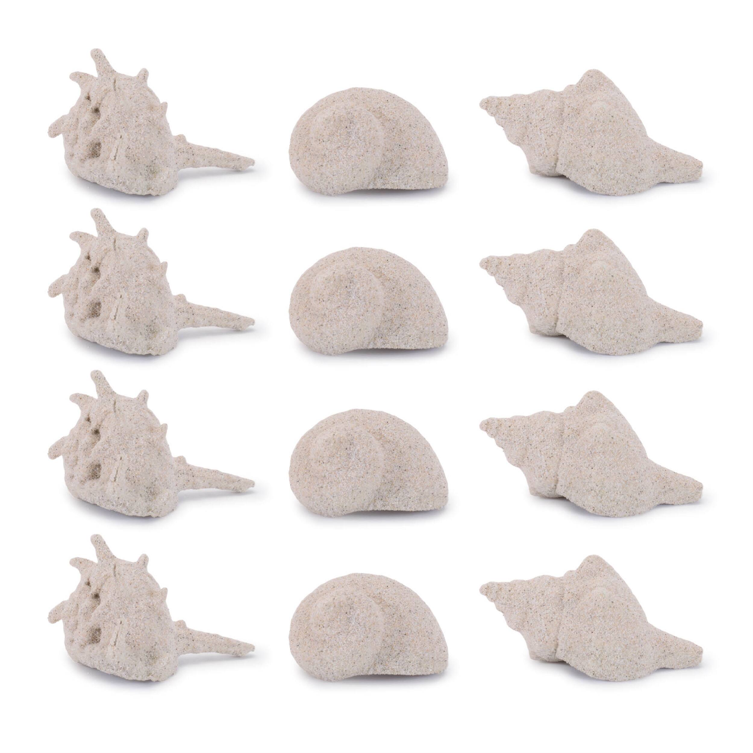 Alt View 3. BreeBe - Sea Shell Filler Decor (Set of 12) - Beige.