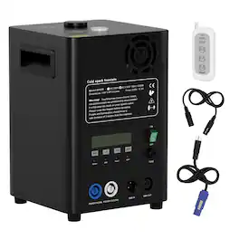 Topteng - 600W Electronic Cold Spark Machine -DMX512 Stage Firework Effect,Low Noise,Safe & Eco-Friendly for Indoor/Outdoor Events