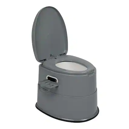 Front. Winado - 5L Portable Toilet Seat For Camping Toilet Travel Hiking for Outdoor Indoor Potty - Gray.