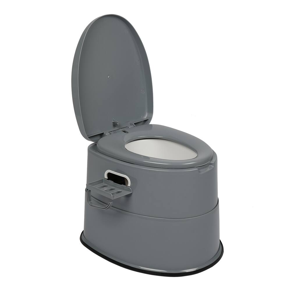 Front. Winado - 5L Portable Toilet Seat For Camping Toilet Travel Hiking for Outdoor Indoor Potty - Gray.
