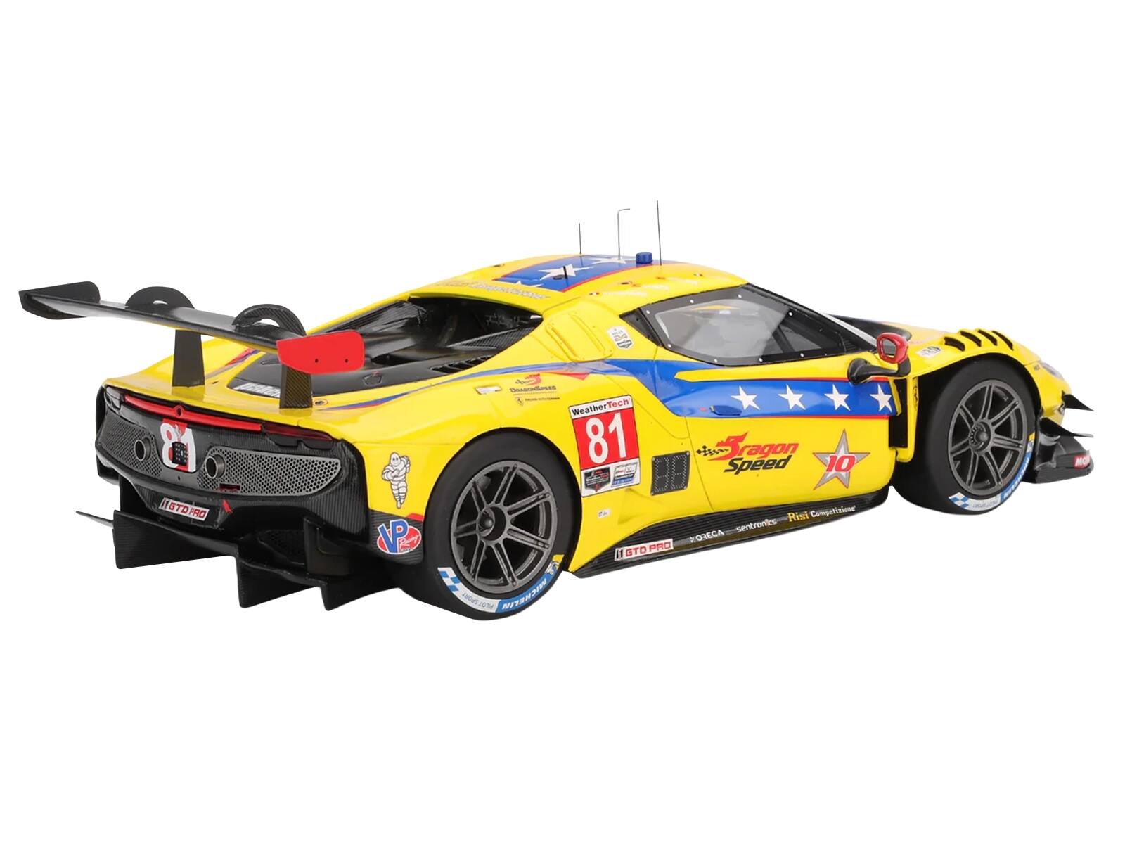 - IAD ESTDIRO RO VP W 1 Tech WeatherTech 81  
  Sragon Speed  
  10  
  Risi Competizione  
  ORECA STDPR STD PRO  
  il A nin  
  HOR  
  MICHEFIN  
  a JON MO
