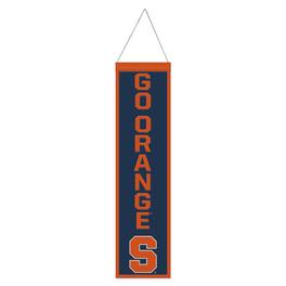 WinCraft - Syracuse Orange 8" x 32" Slogan Wool Banner - Multicolor