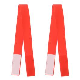 Unique Bargains - Phone Grip Strap Portable Wrist Strap Silicone Elastic Cord for Phone Case 2pcs - Red