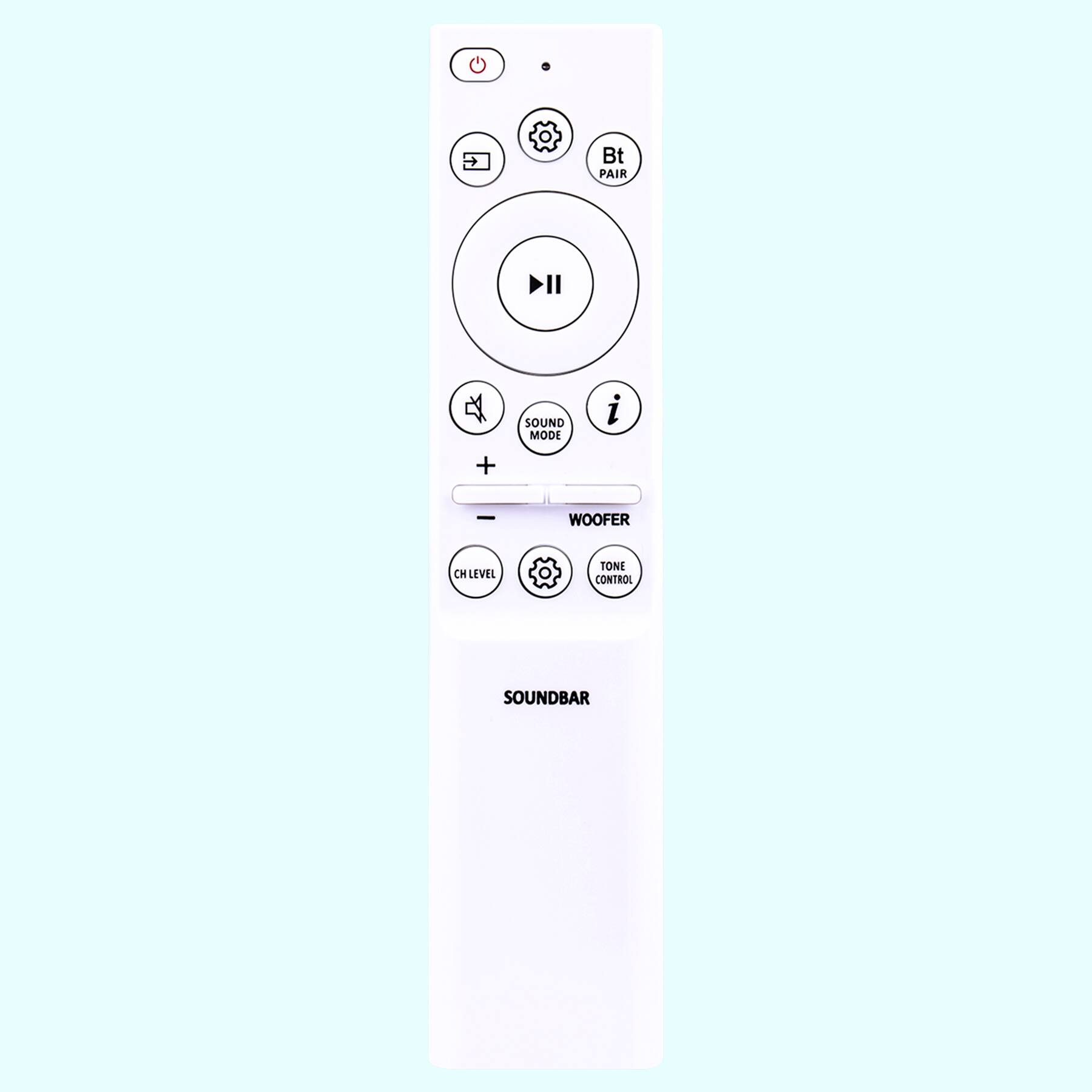 ALLIMITY - AH81-15047A AH81-15498A AH81-15439A AH81-17332A Replaced Remote fit for Samsung Soundbar HW-Q710B HW-S56B HW-S61D - White