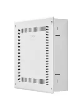 VEVOR - Structured Media Enclosure, 14-Inch, Recessed in-Wall Media Box with Cover, Wall-Mount Cable Management Box Kit - White
