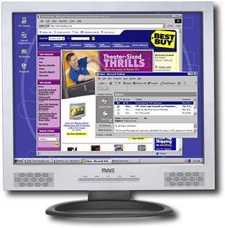 MAG FLAT deals SCREEN COMPUTER MONITOR TFT-LCD 19