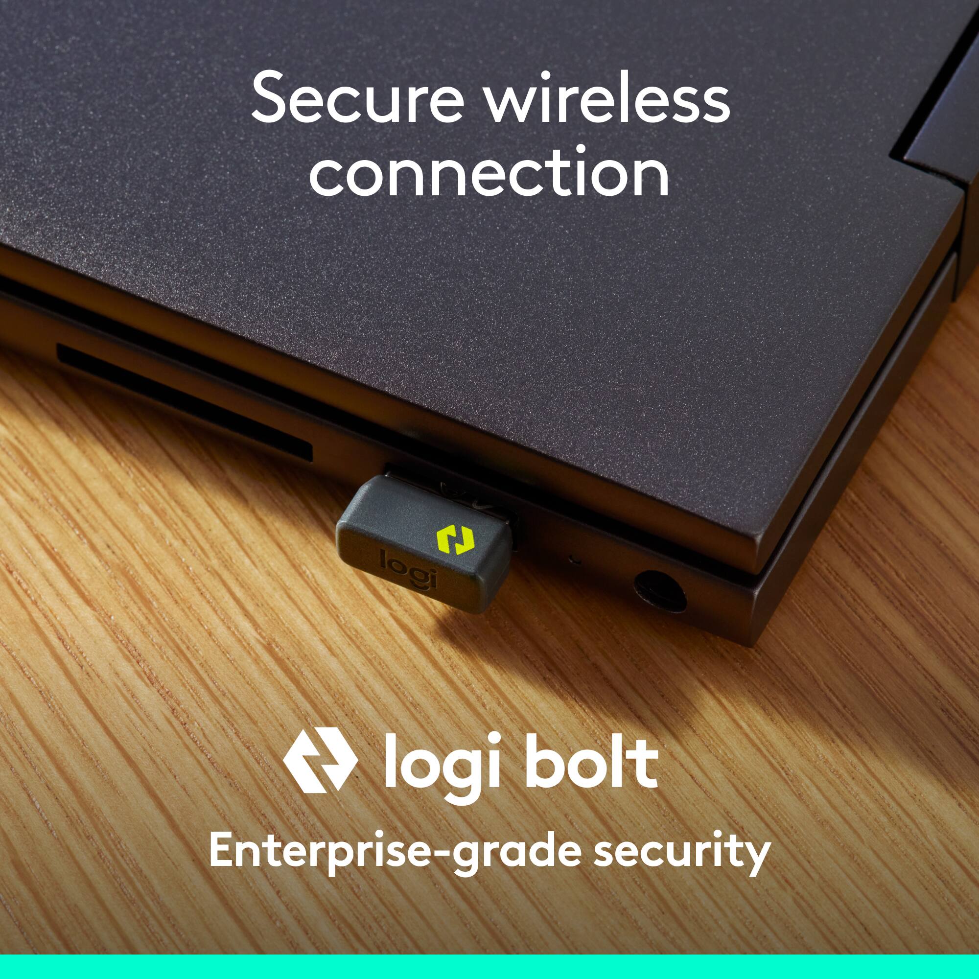 Secure wireless connection

logi bolt

Enterprise-grade security