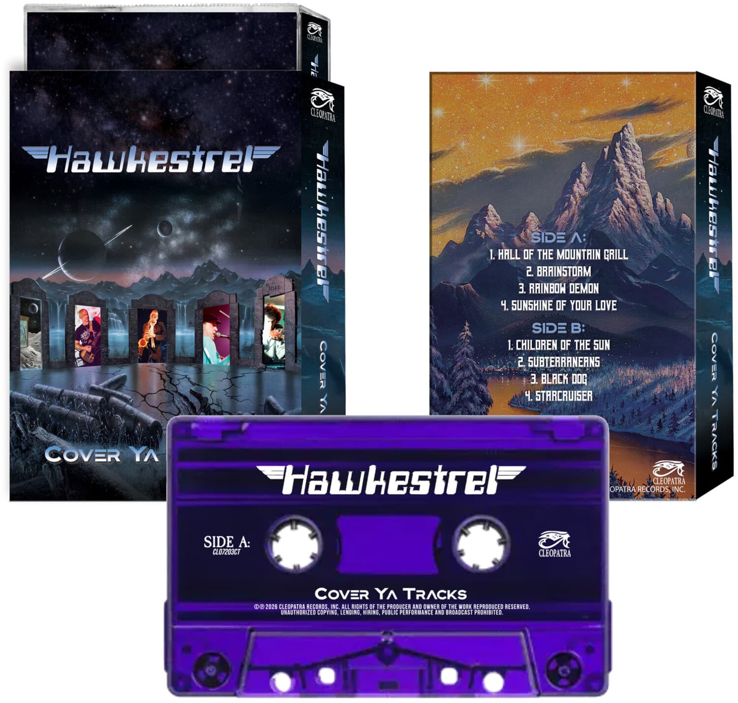 Hawkestrel - Cover Ya Tracks   - CASSETTES price history on PriceWatchPro